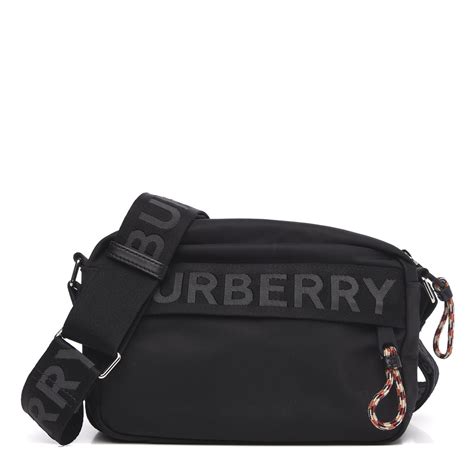 burberry logo print nylon crossbody bag|burberry crossbody bag women's.